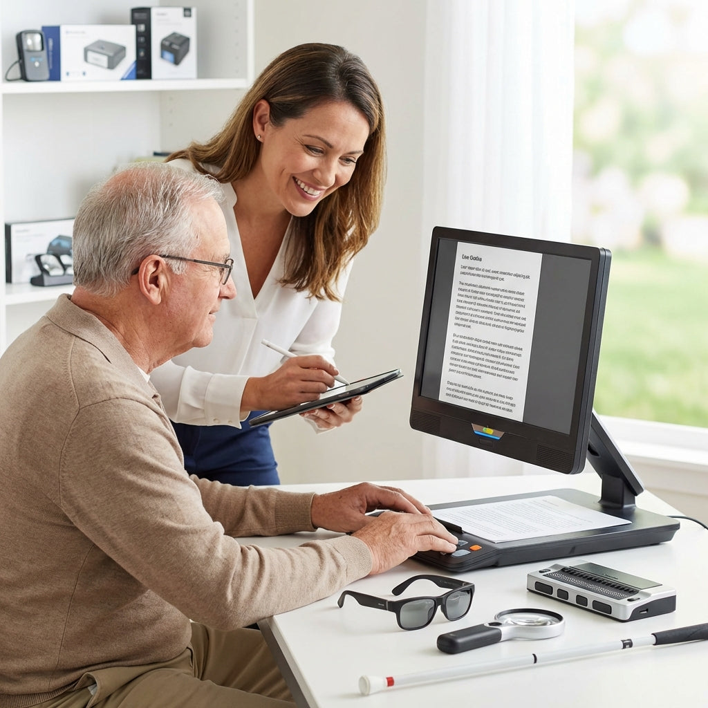 Best Assistive Technology Evaluations for Low Vision Independence