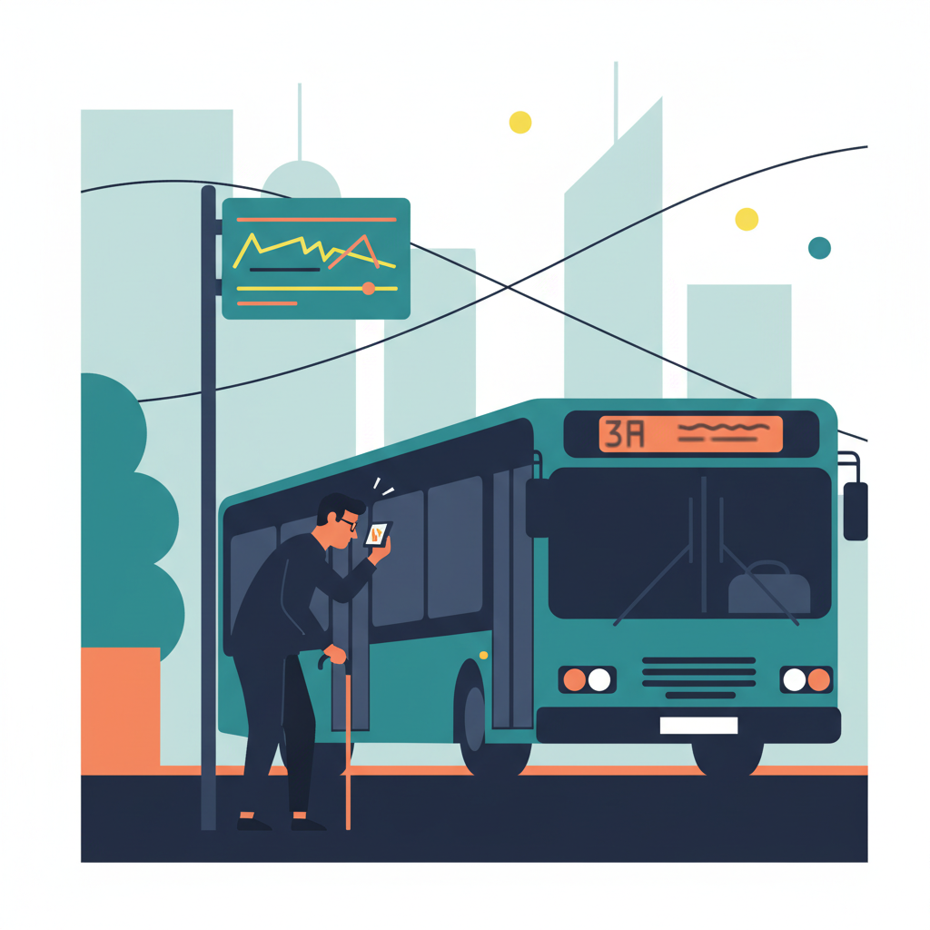 Illustration for Achieve Visual Independence: Devices for Reading Bus Numbers and Street Signs