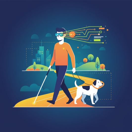 Illustration for Unlock Visual Independence: Expert Training for Smart Glasses & Assistive Technology