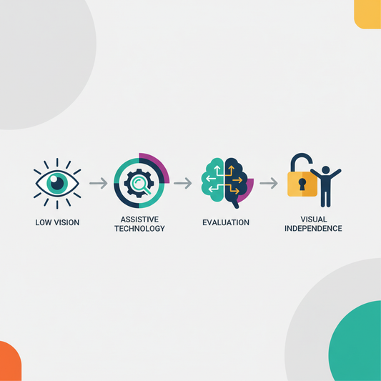 Illustration for Expert Assistive Technology Evaluation: Unlocking Visual Independence for Low Vision