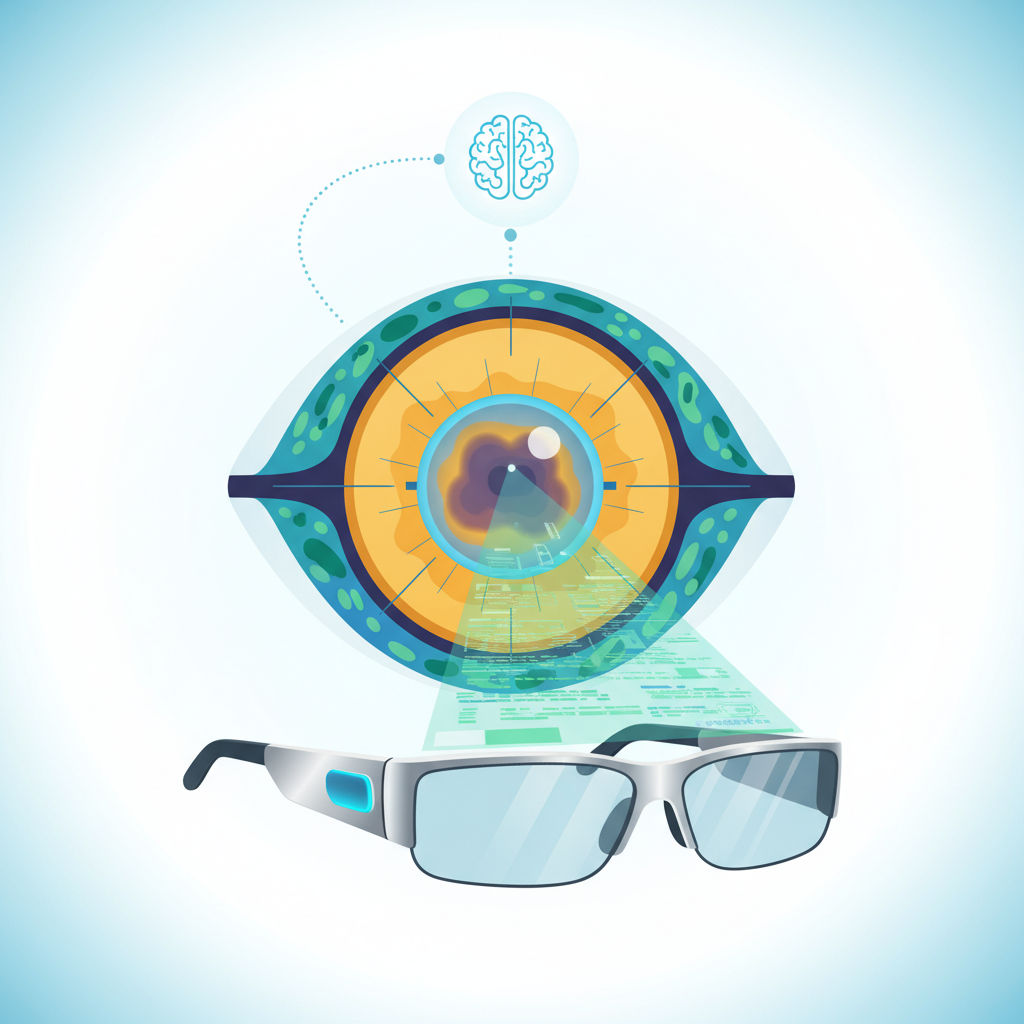 Illustration for AI Smart Glasses for Macular Degeneration: Regain Visual Independence Daily