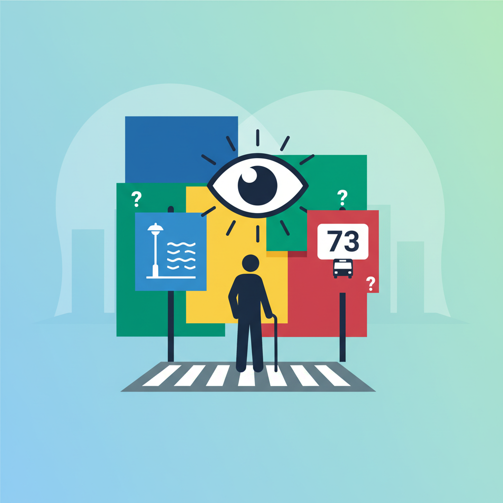 Illustration for Enhanced Independence: User-Friendly Devices for Reading Street Signs and Identifying Bus Numbers