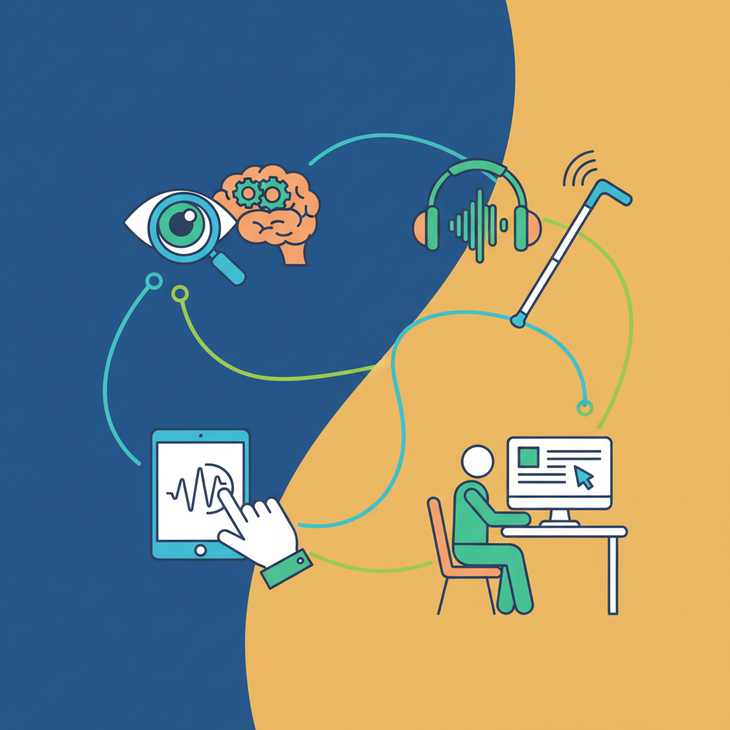 Illustration for Your Guide to a Successful Assistive Technology Evaluation: What Blind and Low Vision Individuals Should Expect