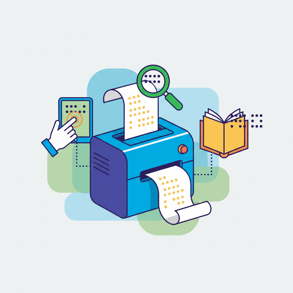 Illustration for Best Braille Embossers: A Guide to Reliable and User-Friendly Devices for Enhanced Accessibility