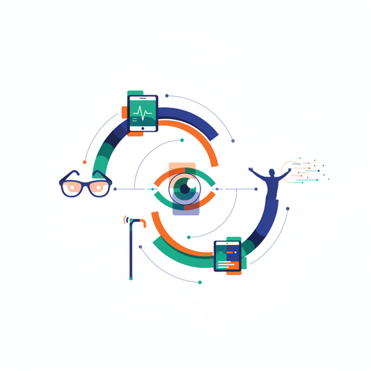 Illustration for Achieving Visual Independence: Cutting-Edge Assistive Technology for Low Vision