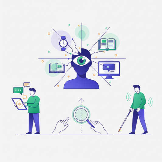 Illustration for Comprehensive Assistive Technology Evaluation: Empowering Independence for Low Vision