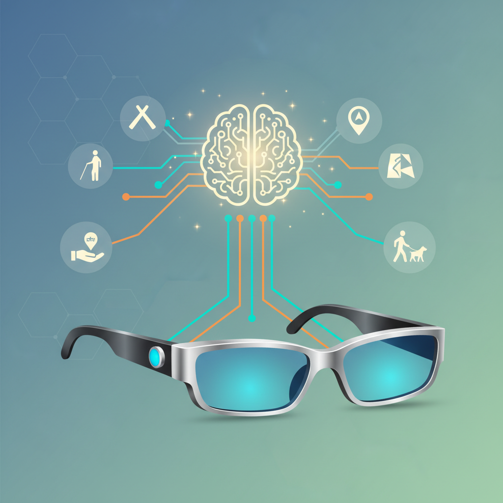 Illustration for Unlock Independence: Smart Glasses Trial Programs for Visual Impairment