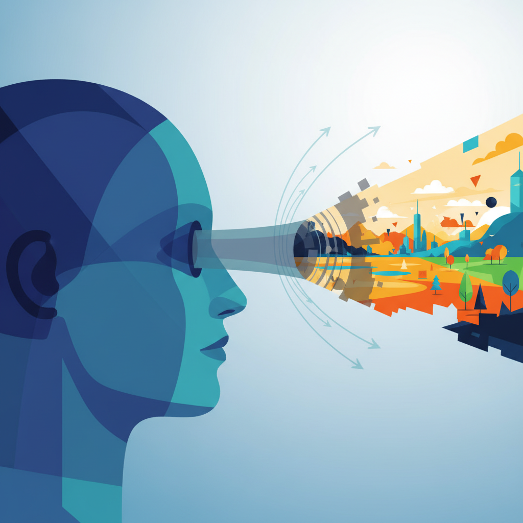 Illustration for Unlock Distant Views: Advanced Wearable Magnification for Tunnel Vision