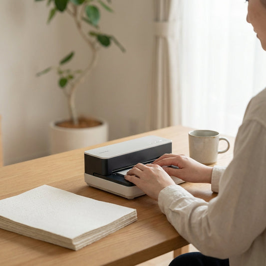 Illustration for Choosing the Best Braille Embossers for Home Use: A Complete Setup and Maintenance Guide