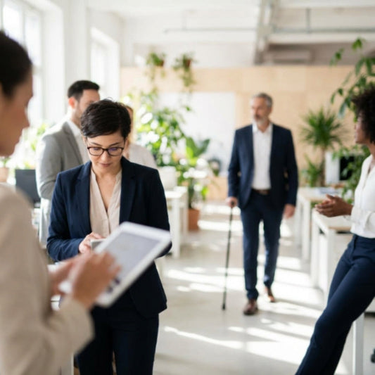 Illustration for Enhancing Workplace Independence Through Advanced Visual Accessibility and Customized Access Solutions for Employees