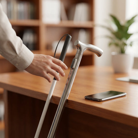 Illustration for Smart Canes vs. Navigation Apps: Choosing the Best Mobility Solution for Your Independent Lifestyle