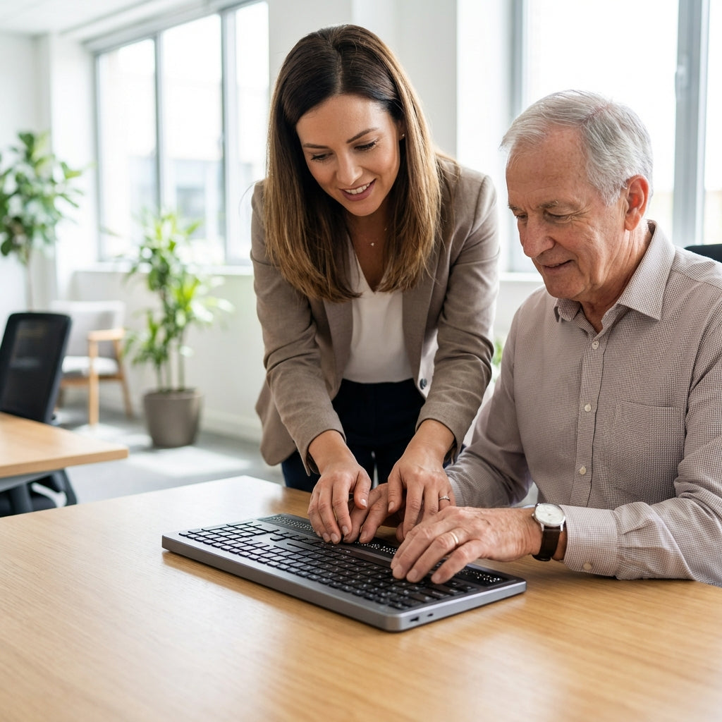 Illustration for Mastering Modern Assistive Technology: The Importance of Personalized Training for Low Vision Users