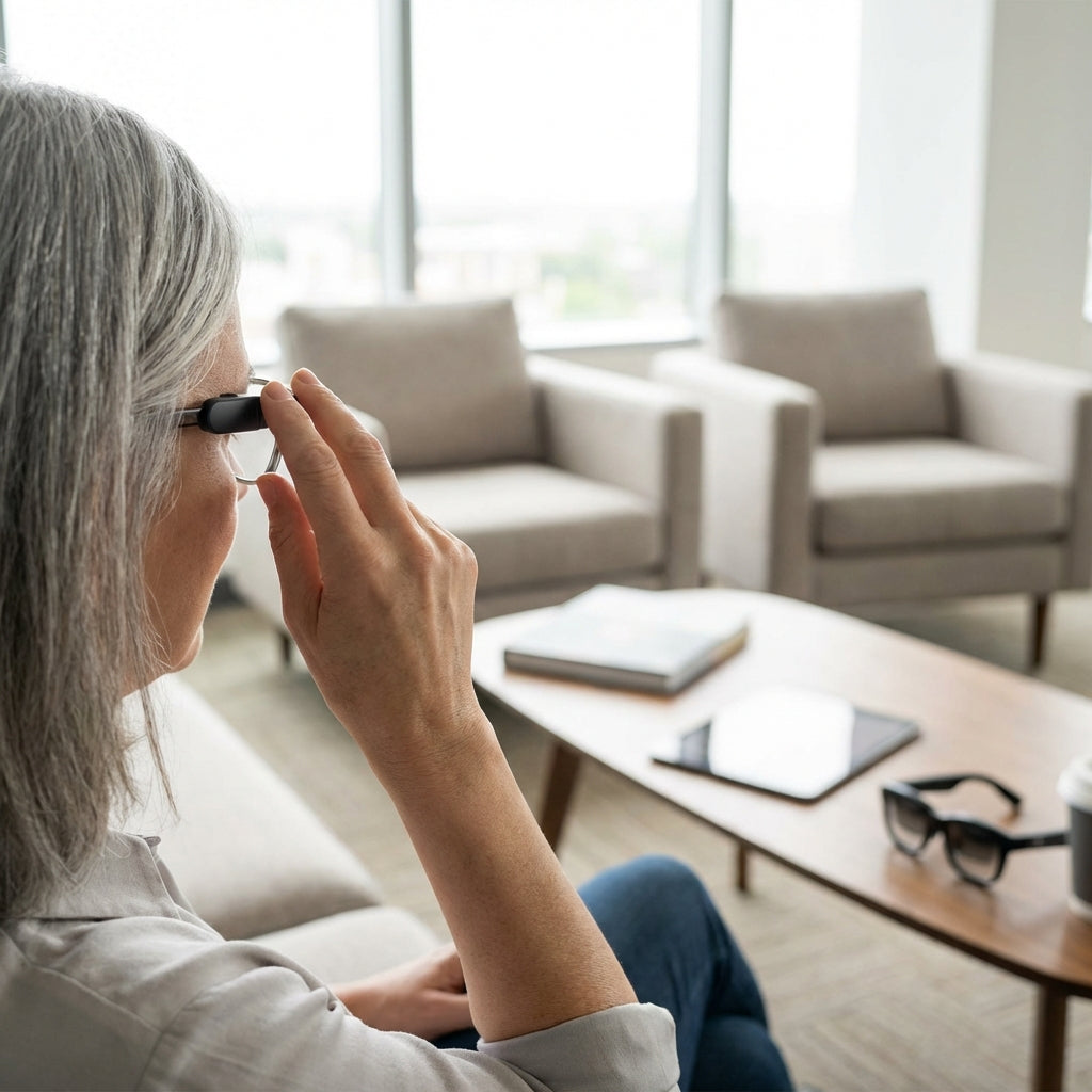Illustration for Comparing OrCam MyEye and Ray-Ban Meta Smart Glasses for Enhanced Independence in Low Vision Individuals