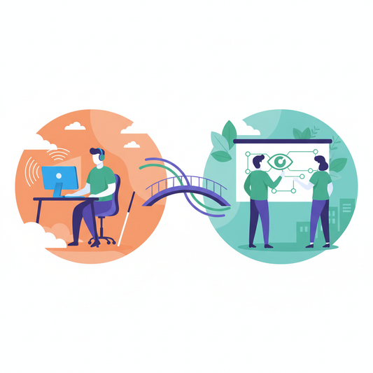Illustration for Remote vs. In-Person: Optimizing Assistive Technology Training for Visual Independence