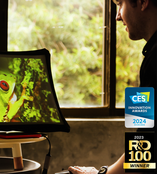 ZT Splay Foldable Portable Assistive Technology Monitor