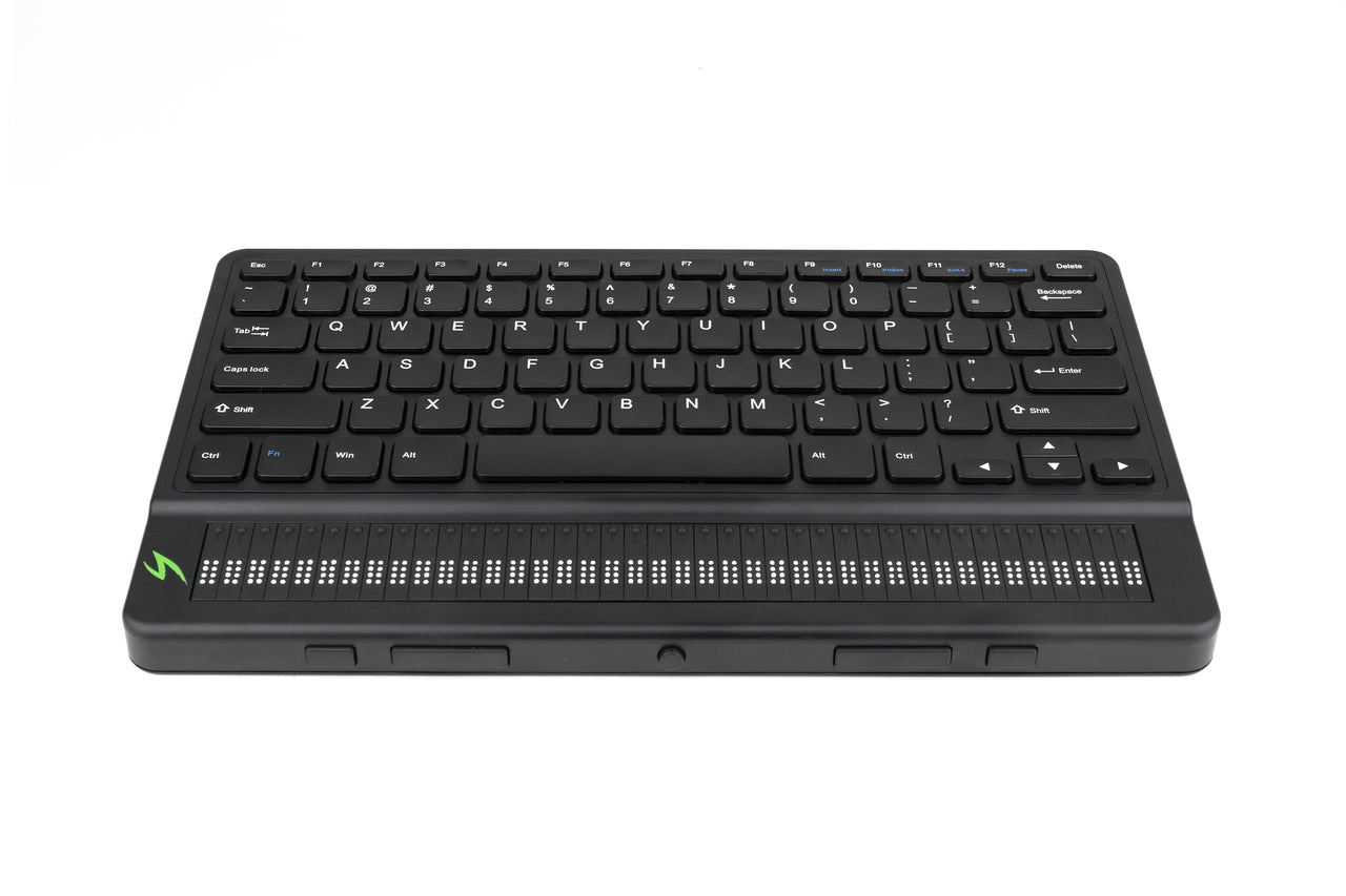 Improve reading and typing with the Mantis Q40 Braille keyboard. Shop online at Florida Reading.