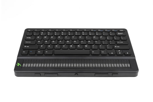 Improve reading and typing with the Mantis Q40 Braille keyboard. Shop online at Florida Reading.